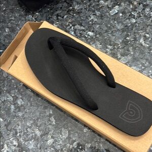 Rothy's Black Sandals Minimalist Design